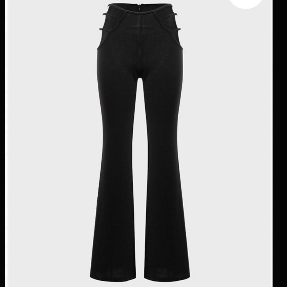 Flare cutout pants